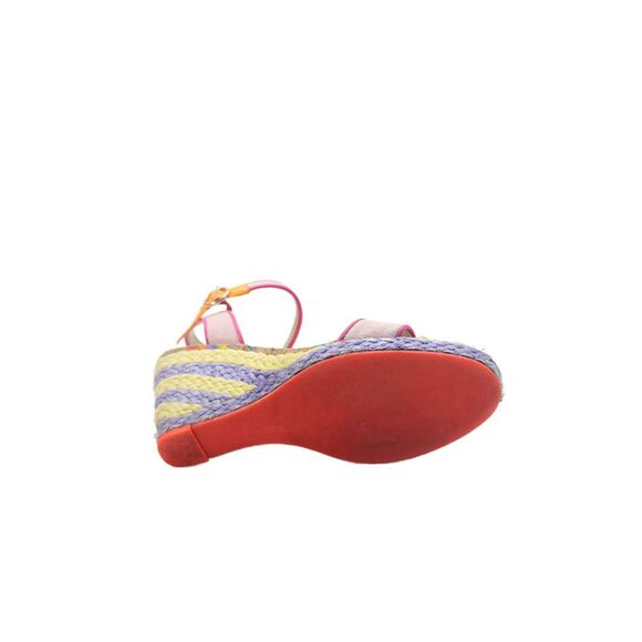 Sophia Webster Womens Slingback Espadrille Wedge Sandals Multicolor Size 7 - Picture 4 of 4